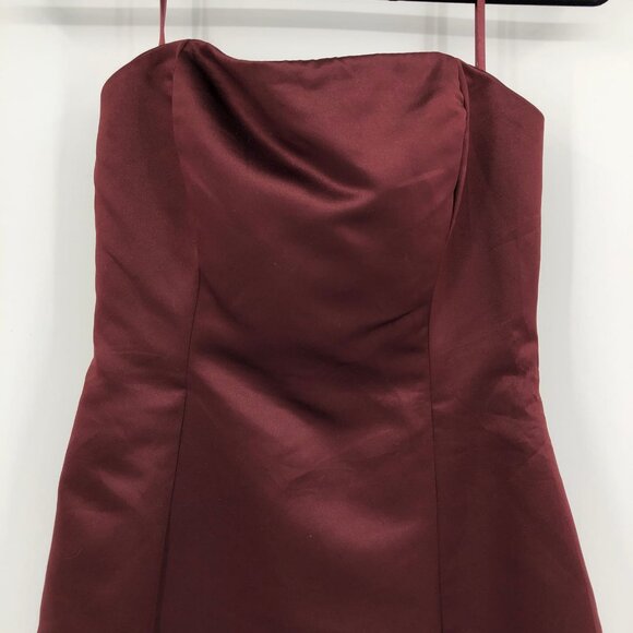 BCBGMaxAzria Purple Flare Maxi Dress | Sweetheart Neckline - Picture 3 of 6